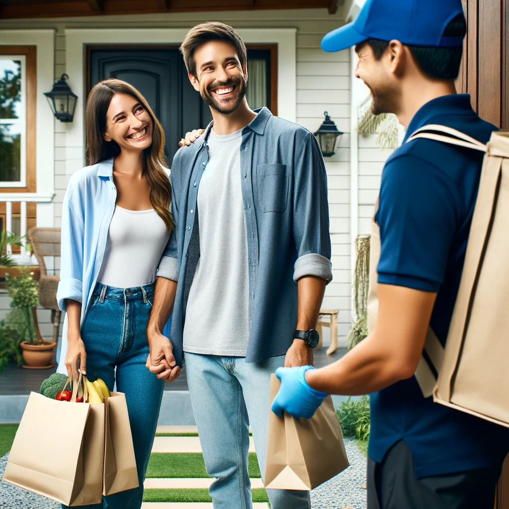 Family with delivery
